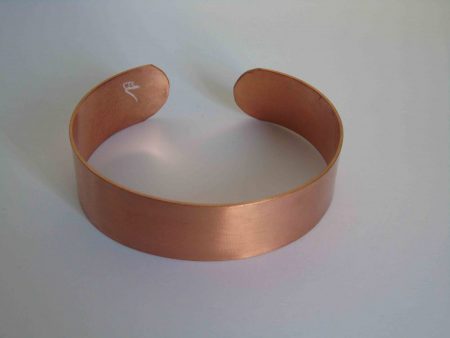plain cuff copper bracelet