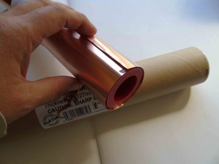 Copper foil half roll